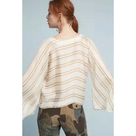 Anthropologie Guapa Striped Kimono Top Small - Picture 3 of 7